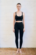 Bra & Leggins Set Flow - Schwarz